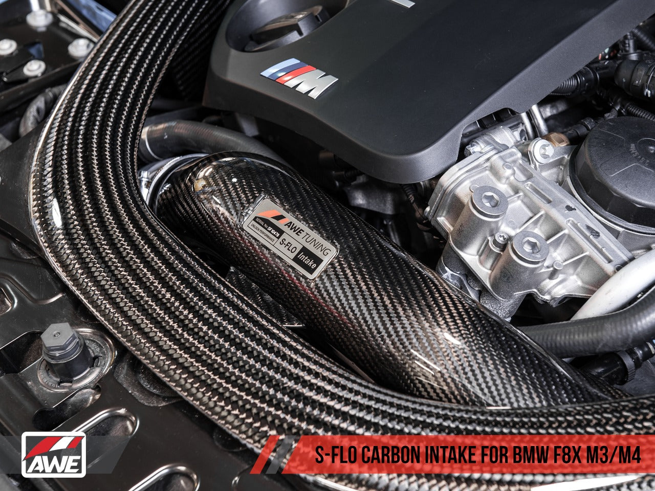 AWE Tuning BMW F8x M3/M4 S-FLO Carbon Intake 2660-13038