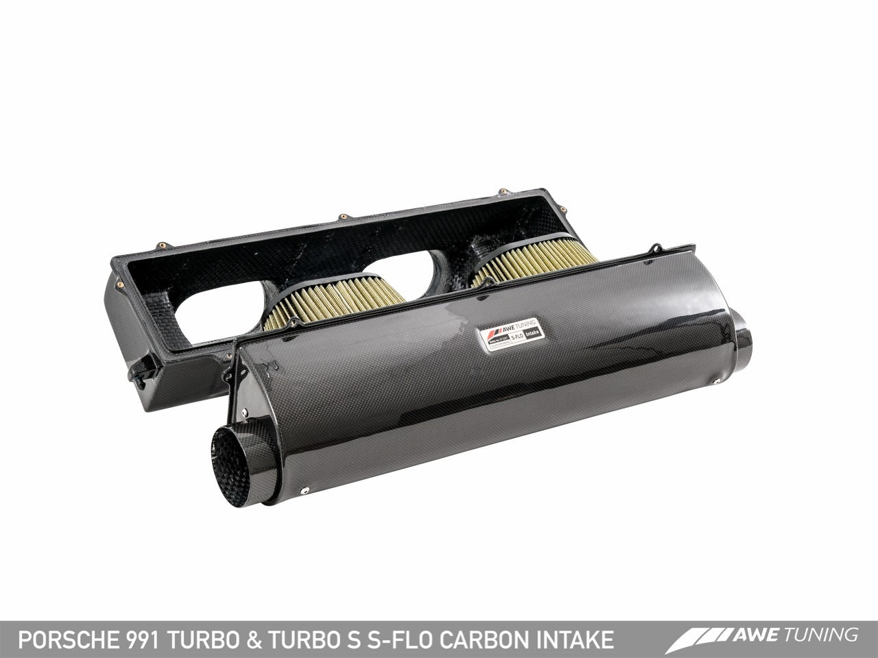 AWE Tuning Porsche 991 (991.2) Turbo and Turbo S S-FLO Carbon Intake 2660-13040