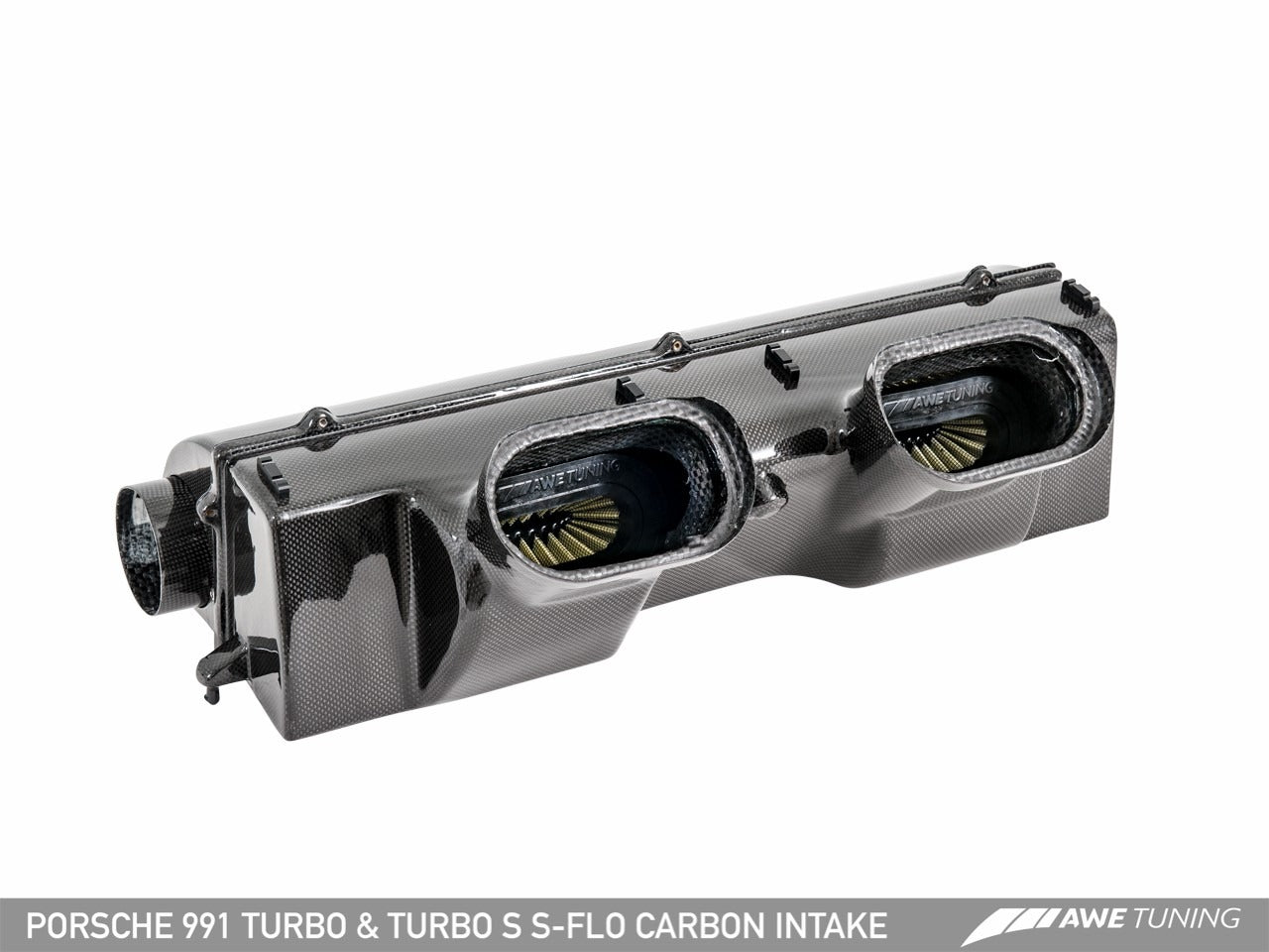 AWE Tuning Porsche 991 (991.2) Turbo and Turbo S S-FLO Carbon Intake 2660-13040