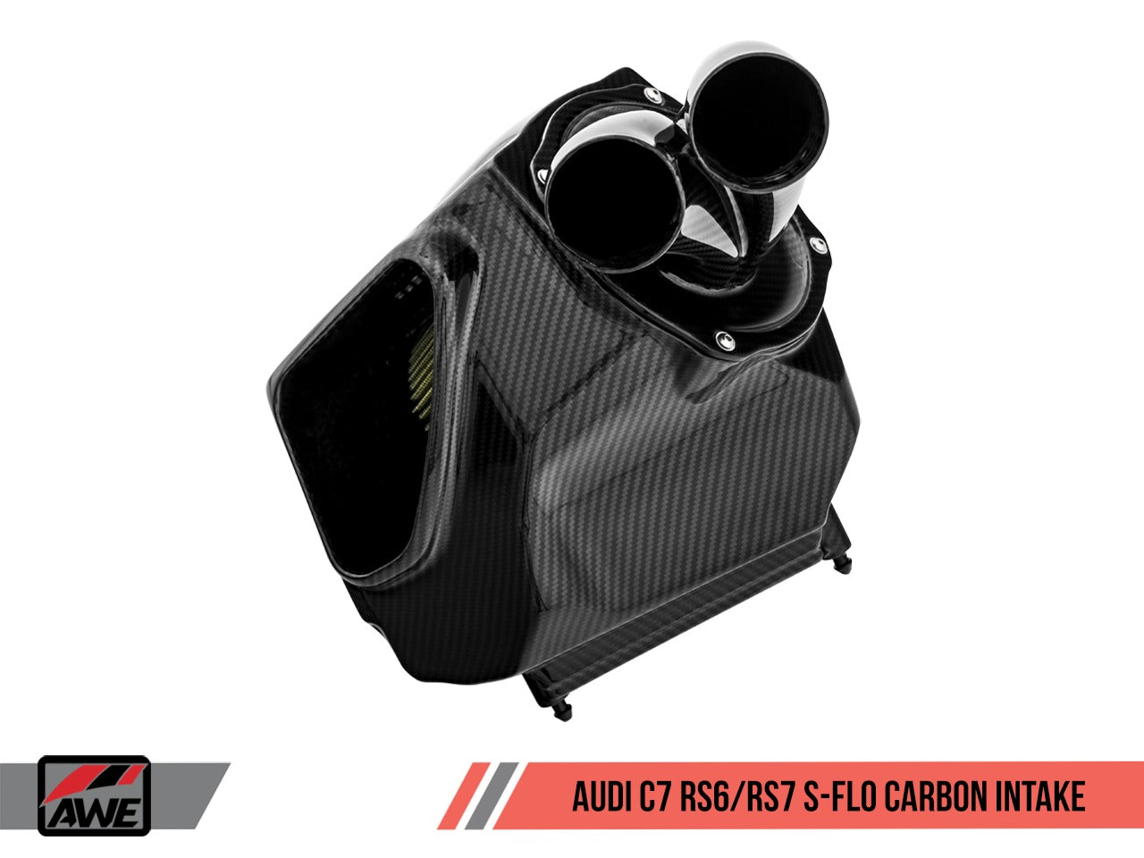 AWE Tuning Audi C7 RS6 / RS7 4.0T S-FLO Carbon Intake V2 2660-15012