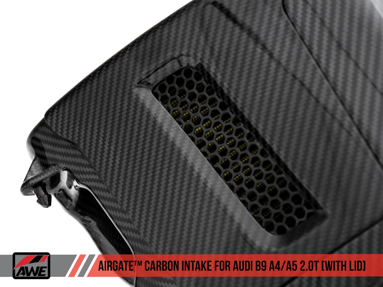 AWE Tuning Audi B9 SQ5 3.0T AirGate Carbon Fiber Intake w/ Lid 2660-15060