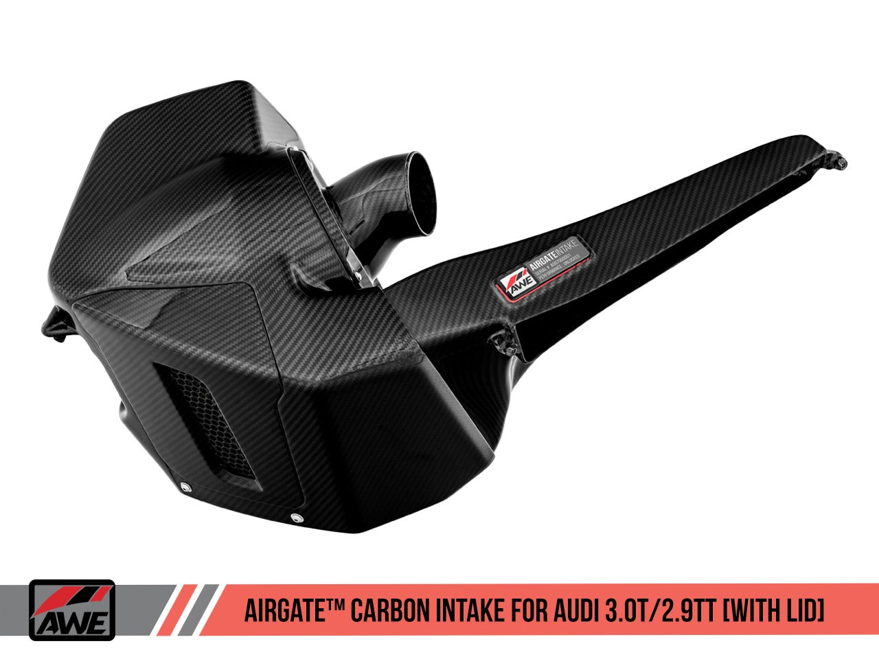 AWE Tuning Audi B9/B9.5 S4/S5/RS5 3.0T Carbon Fiber AirGate Intake w/ Lid 2660-15032