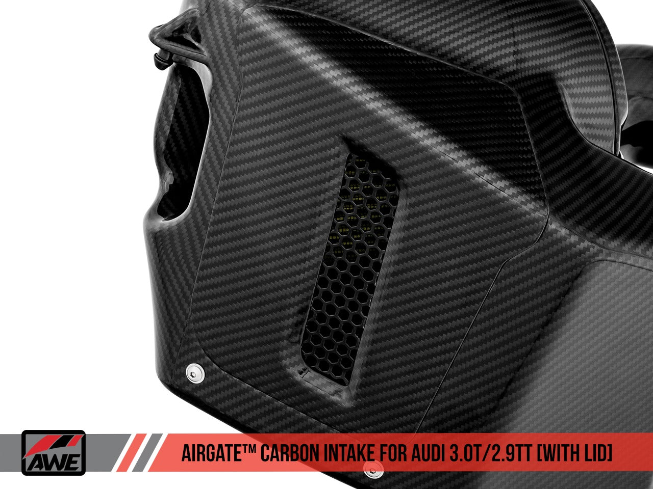 AWE Tuning Audi B9/B9.5 S4/S5/RS5 3.0T Carbon Fiber AirGate Intake w/ Lid 2660-15032