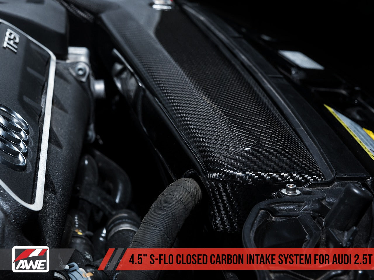 AWE Tuning Audi RS3 / TT RS S-FLO Closed Carbon Fiber Intake 2660-15050