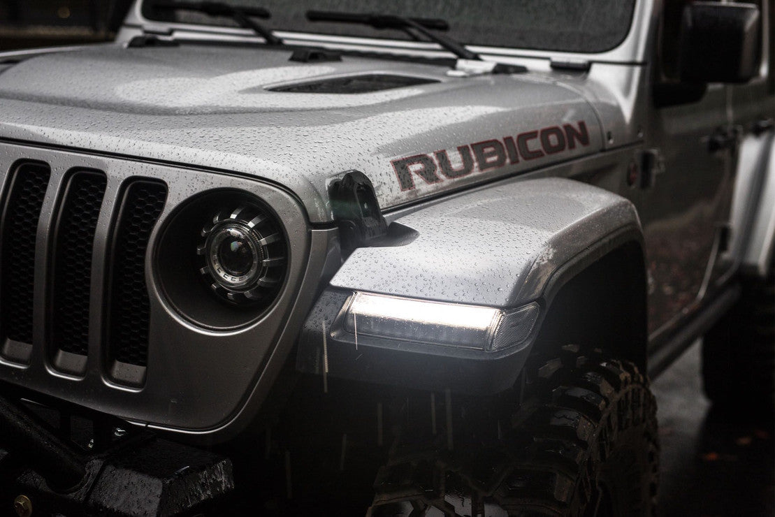 Morimoto XB LED Sidemarkers: Jeep Wrangler JL (18+) (Pair / Smoked) LF511