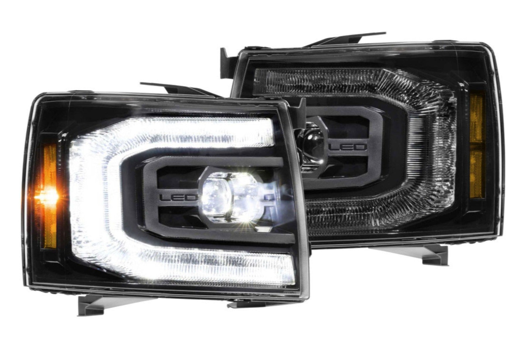 Morimoto XB LED Headlights: Chevy Silverado (07-13) (Pair / ASM / Gen II) LF540.2-ASM