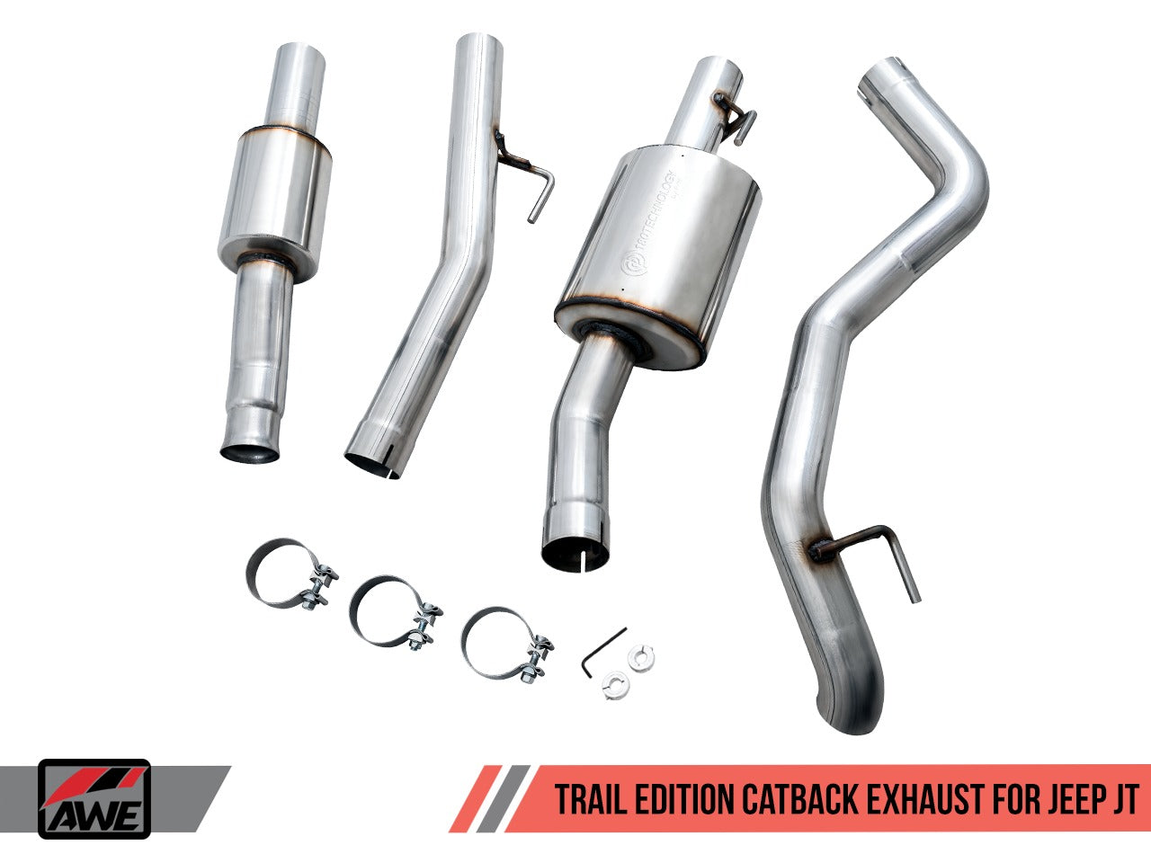 AWE Tuning 20-22 Jeep Gladiator JT 3.6L Trail Edition Cat-Back Exhaust 3015-21001