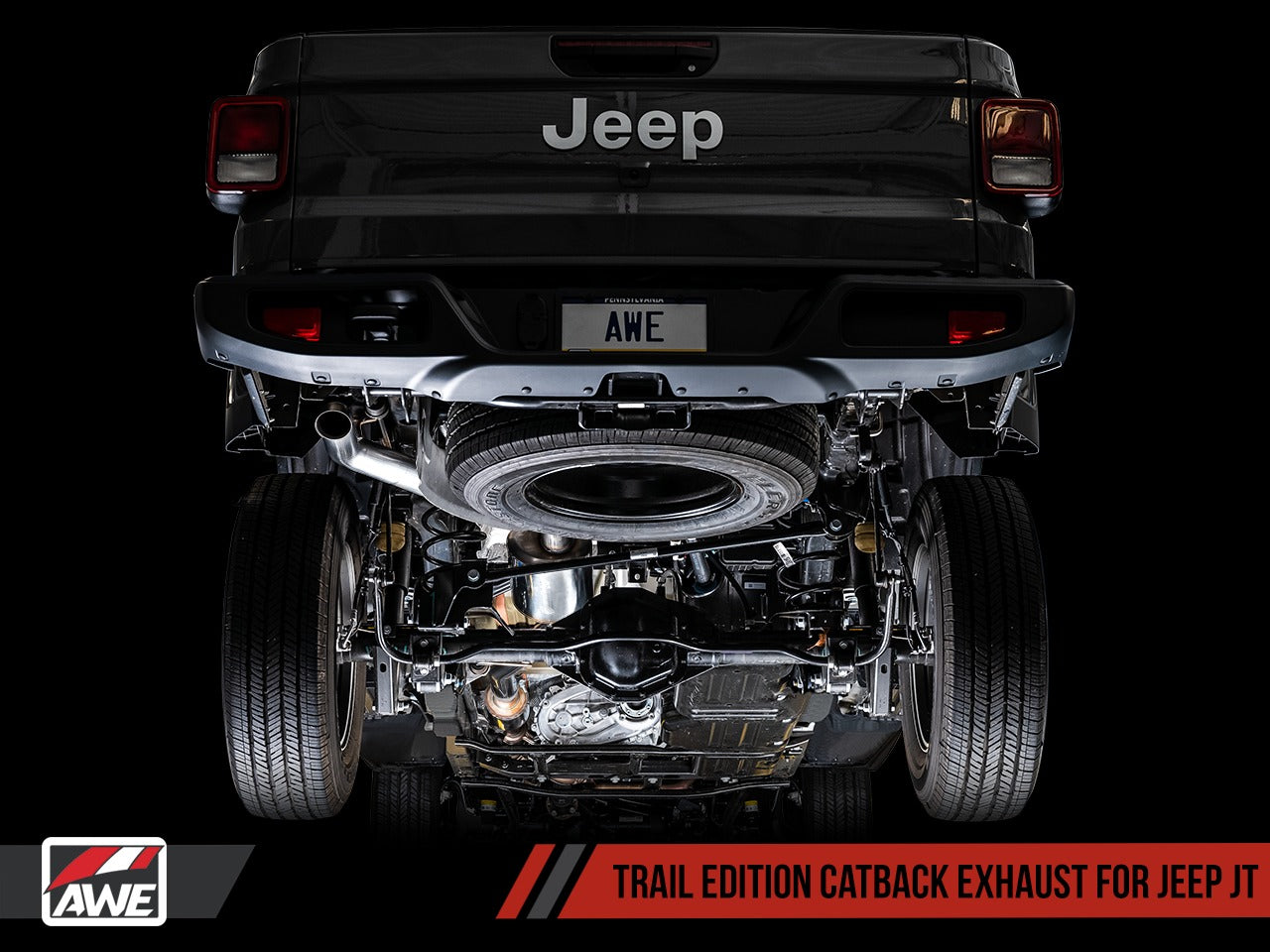 AWE Tuning 20-22 Jeep Gladiator JT 3.6L Trail Edition Cat-Back Exhaust 3015-21001