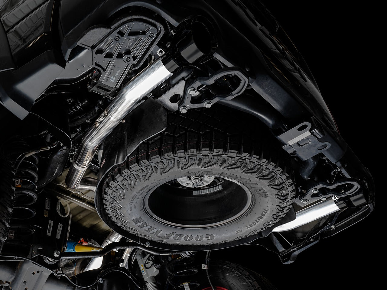 AWE Tuning 21-22 RAM 1500 TRX 0FG Cat-Back Exhaust - Diamond Black Tips 3015-33005