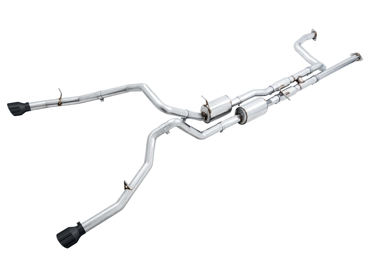 AWE Tuning 21-22 RAM 1500 TRX 0FG Cat-Back Exhaust - Diamond Black Tips 3015-33005
