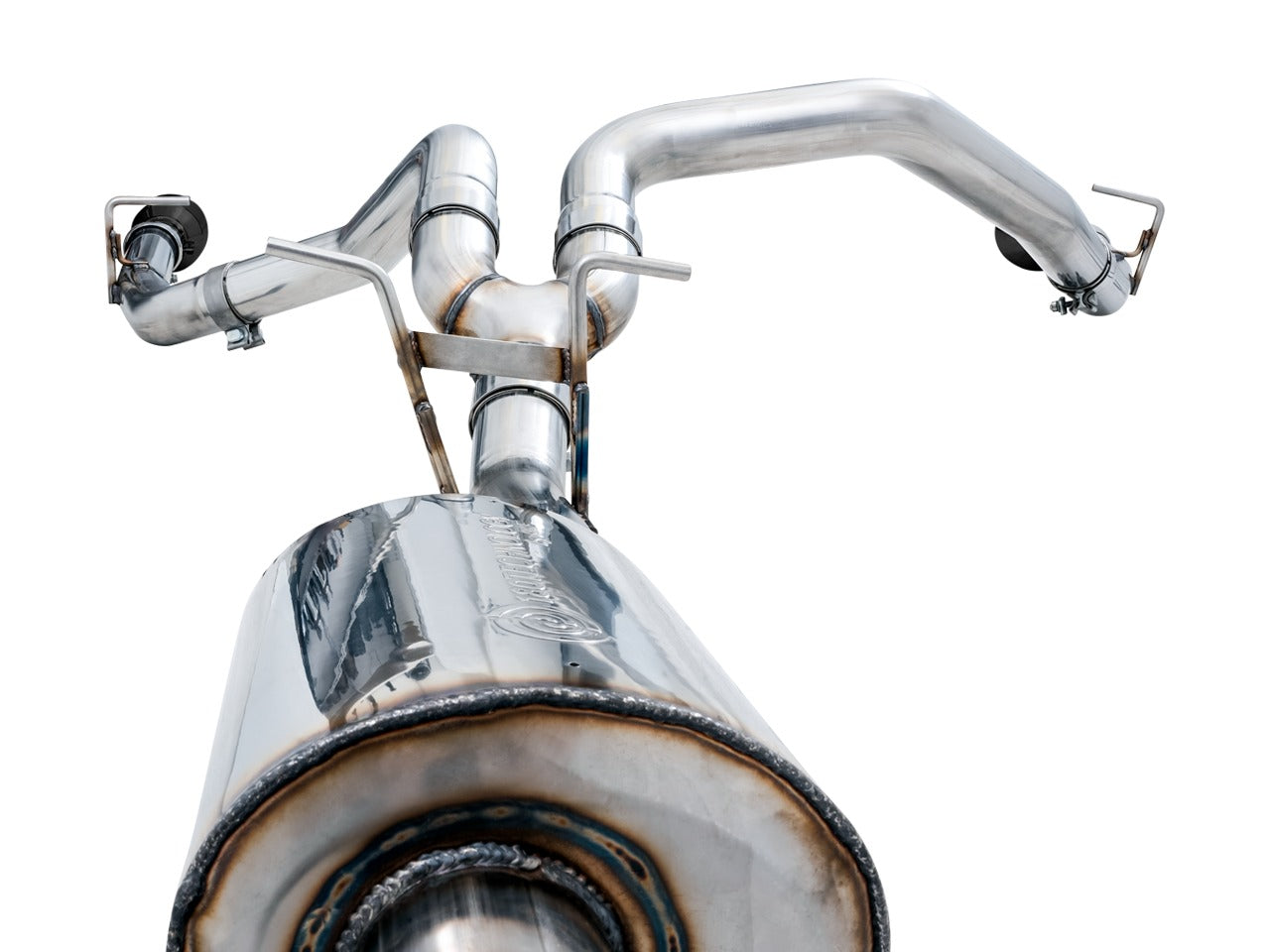 AWE Tuning 19-22 RAM 1500 5.7L (w/Cutouts) 0FG Dual Rear Exit Cat-Back Exhaust - Chrome Silver Tips 3015-32005