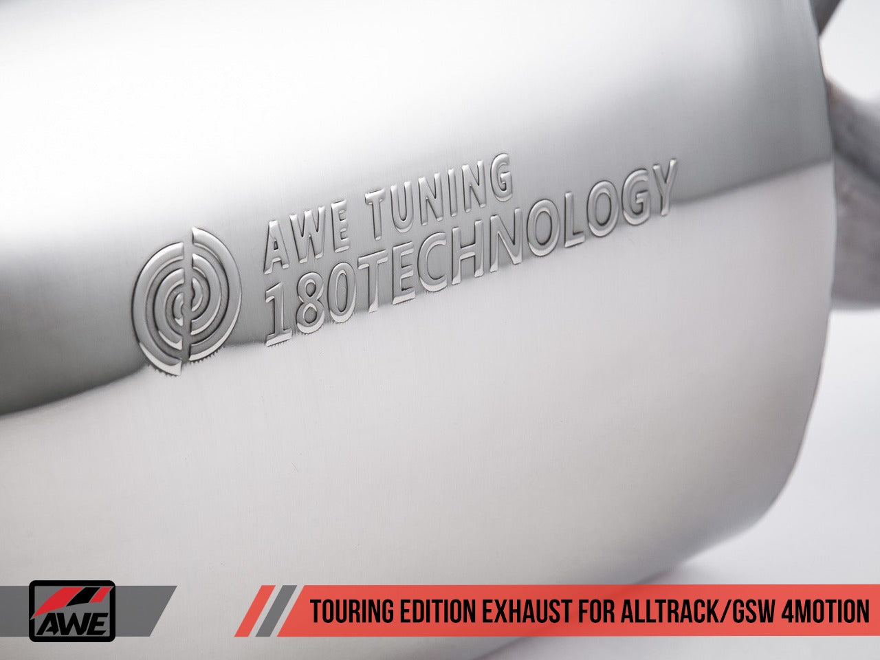 AWE Tuning 17-19 VW MK7 Golf Alltrack/Sportwagen 4Motion Touring Edition Exhaust - Diamond Black Tips 3015-33098
