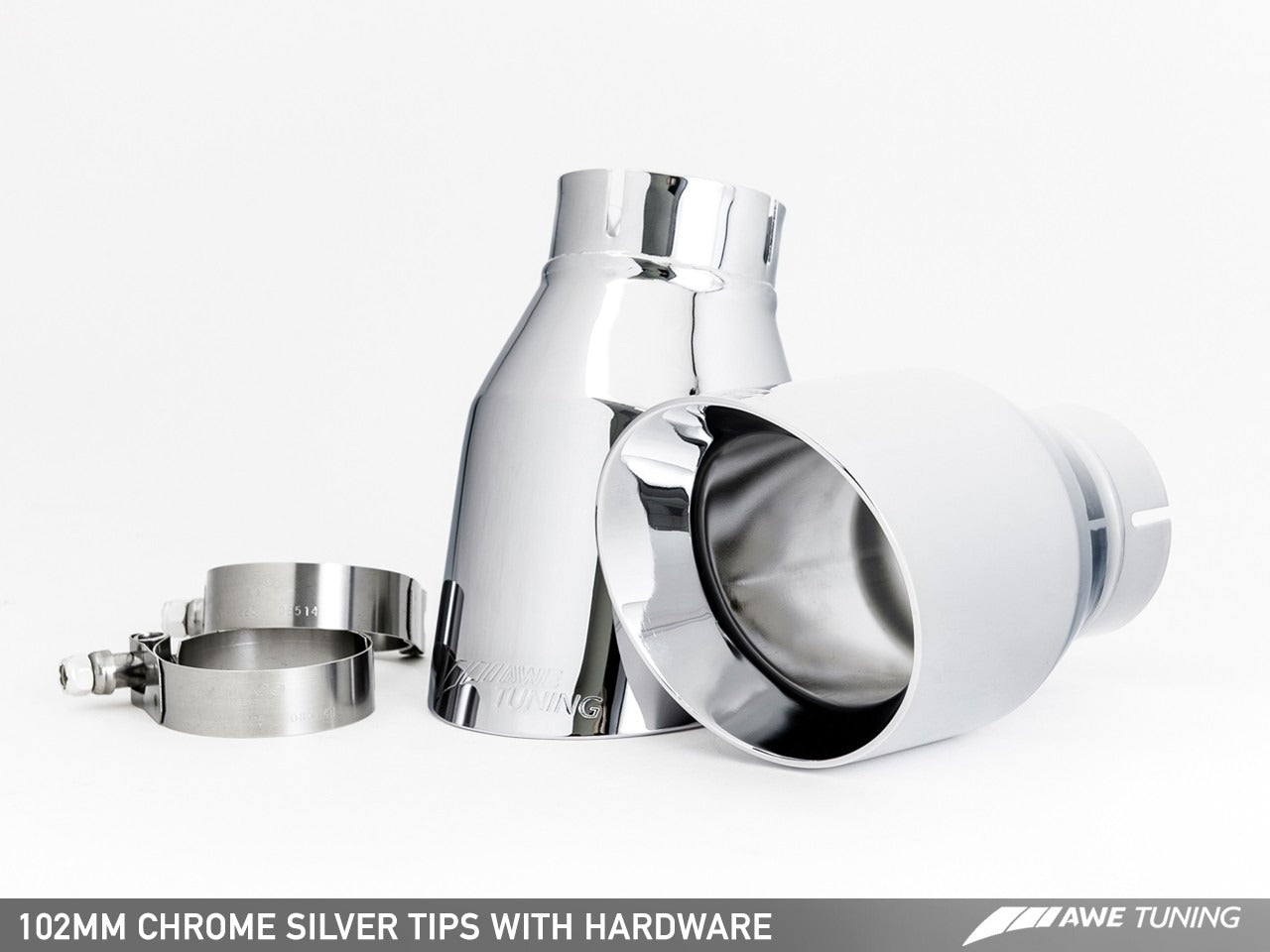 AWE Tuning 16-18 Audi C7.5 A7 3.0T Touring Edition Exhaust - Quad Outlet Chrome Silver Tips 3015-42070