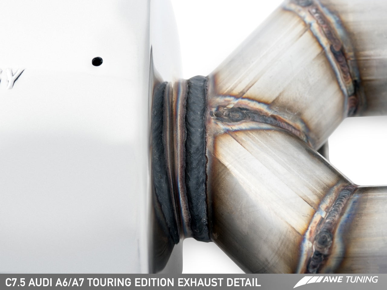 AWE Tuning 16-18 Audi C7.5 A7 3.0T Touring Edition Exhaust - Quad Outlet Diamond Black Tips 3015-43074