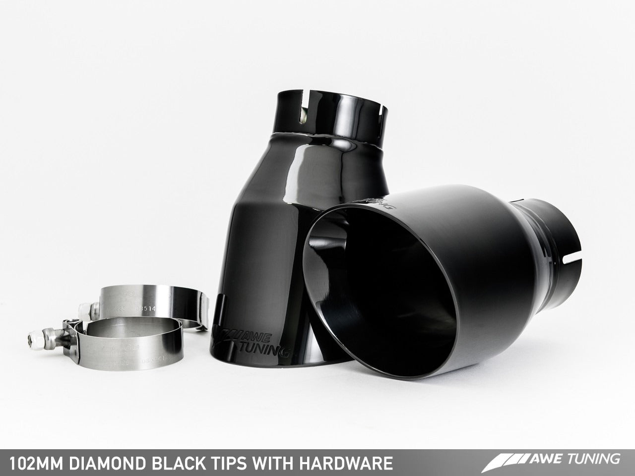 AWE Tuning 16-18 Audi C7.5 A7 3.0T Touring Edition Exhaust - Quad Outlet Diamond Black Tips 3015-43074