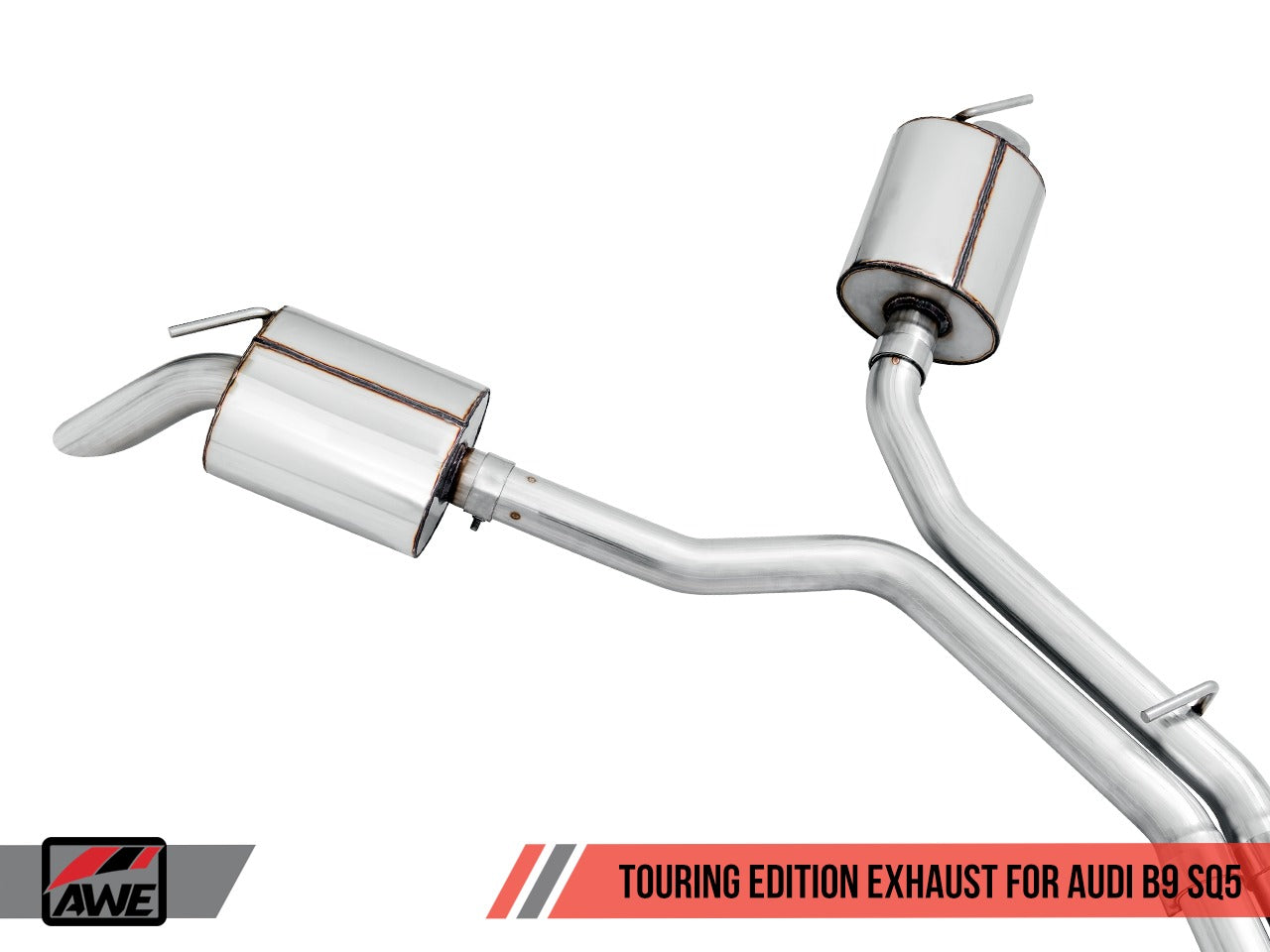 AWE Tuning 18-22 Audi B9 SQ5 Resonated Touring Edition Cat-Back Exhaust - No Tips (Turn Downs) 3015-31016