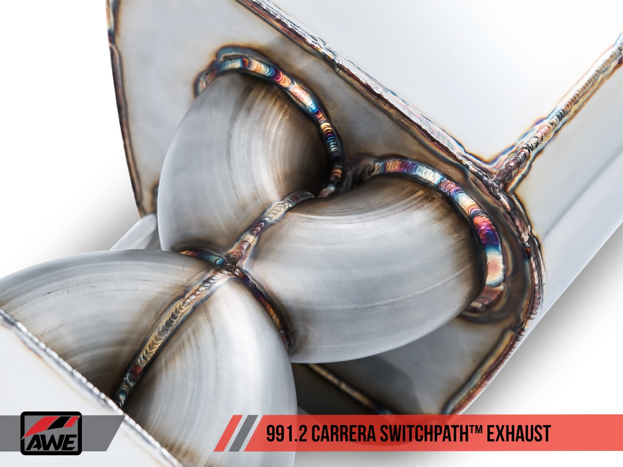 AWE Tuning 17-19 Porsche 911 (991.2) Carrera / S SwitchPath Exhaust for PSE Cars - Chrome Silver Tips 3025-32018