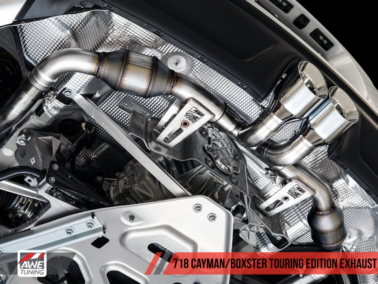 AWE Tuning 17-21 Porsche 718 Boxster / Cayman Touring to Track Conversion Kit 3810-11044