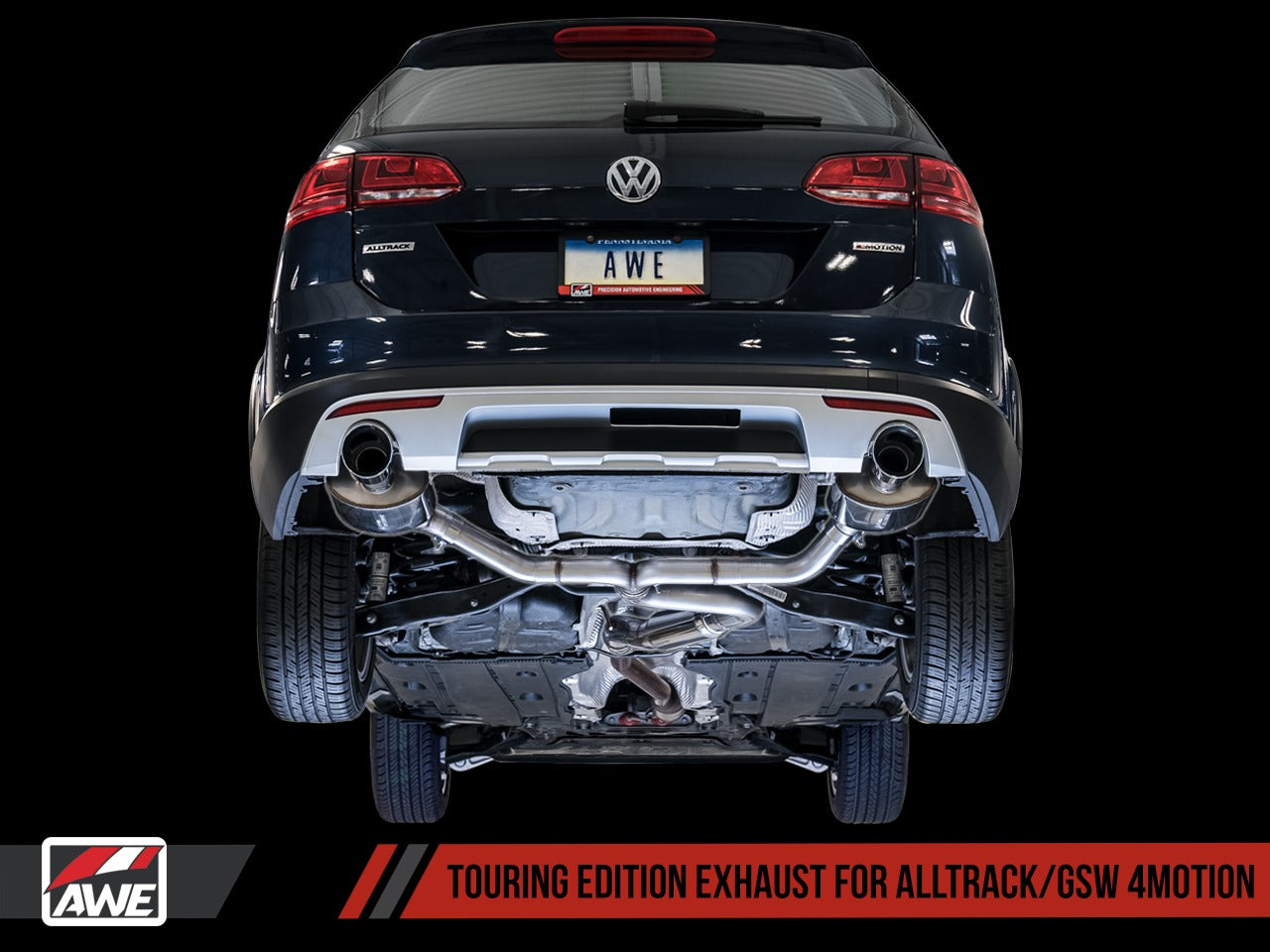 AWE Tuning 17-19 Volkswagen Alltrack 1.8L Turbo w/ 4Motion Touring to Track Conversion Kit 3820-11024