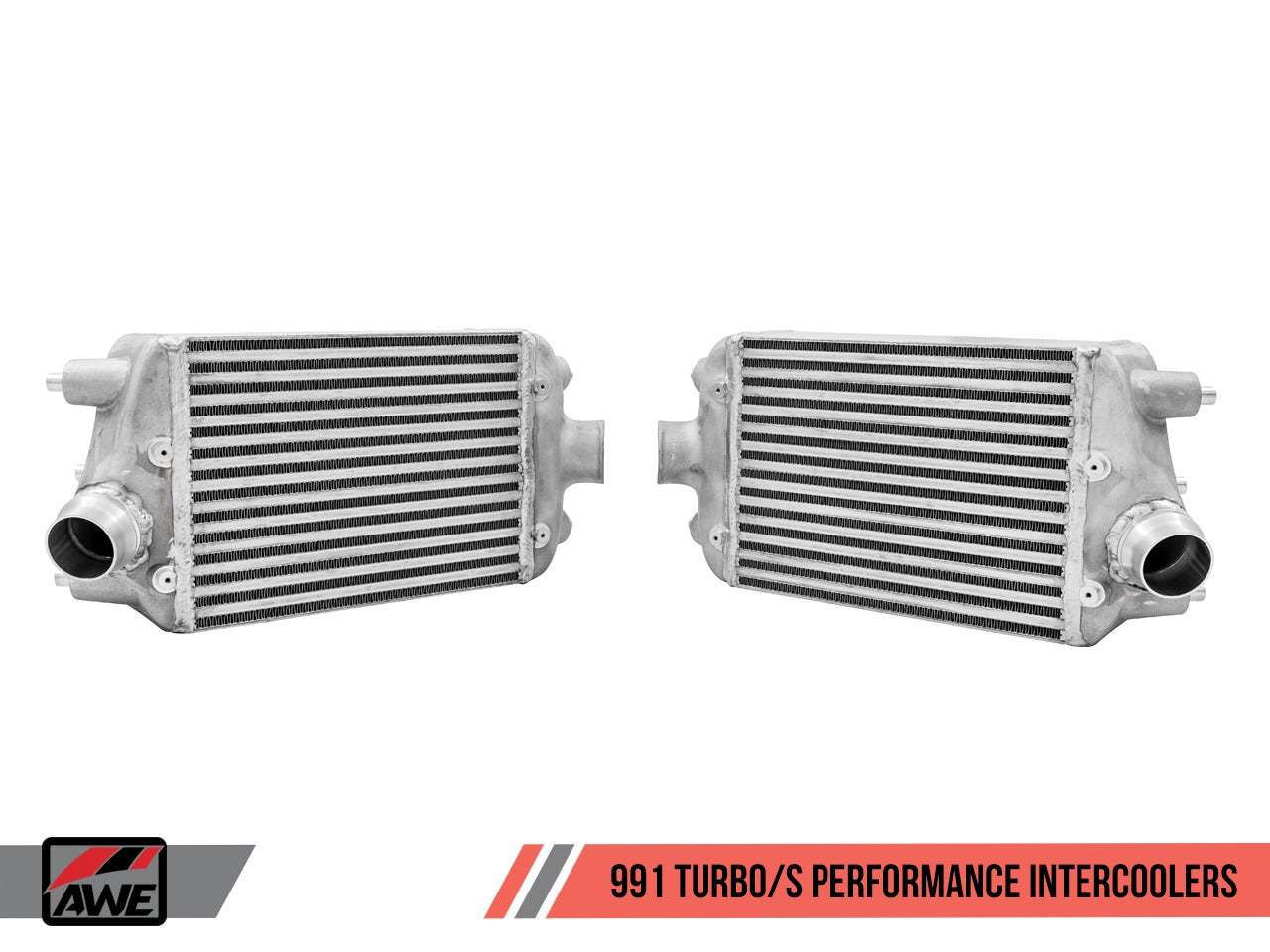 AWE Tuning Porsche 991 (991.2) Turbo/Turbo S Performance Intercooler Kit 4510-11050