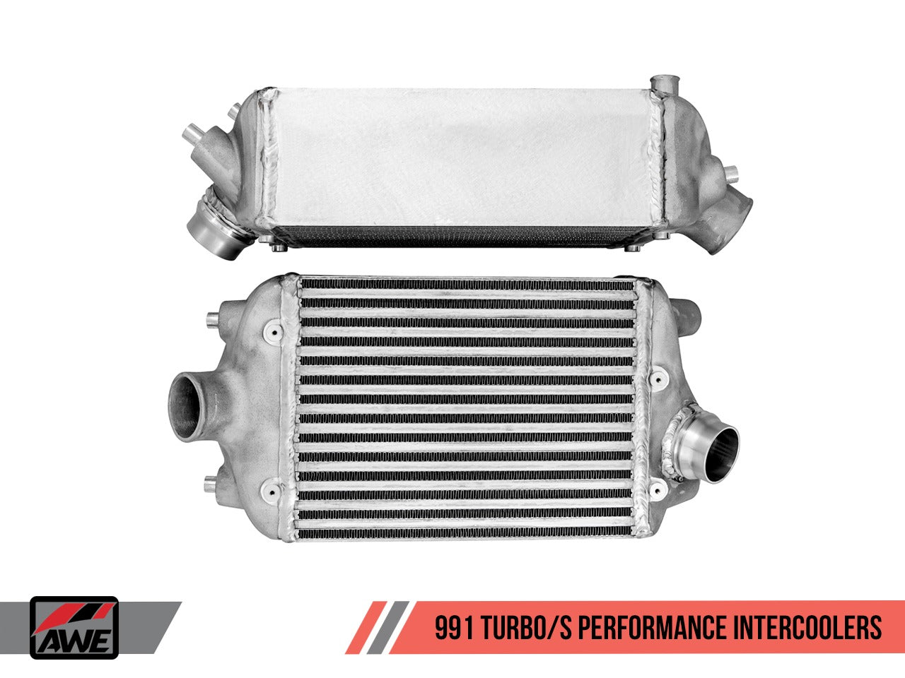 AWE Tuning Porsche 991 (991.2) Turbo/Turbo S Performance Intercooler Kit 4510-11050