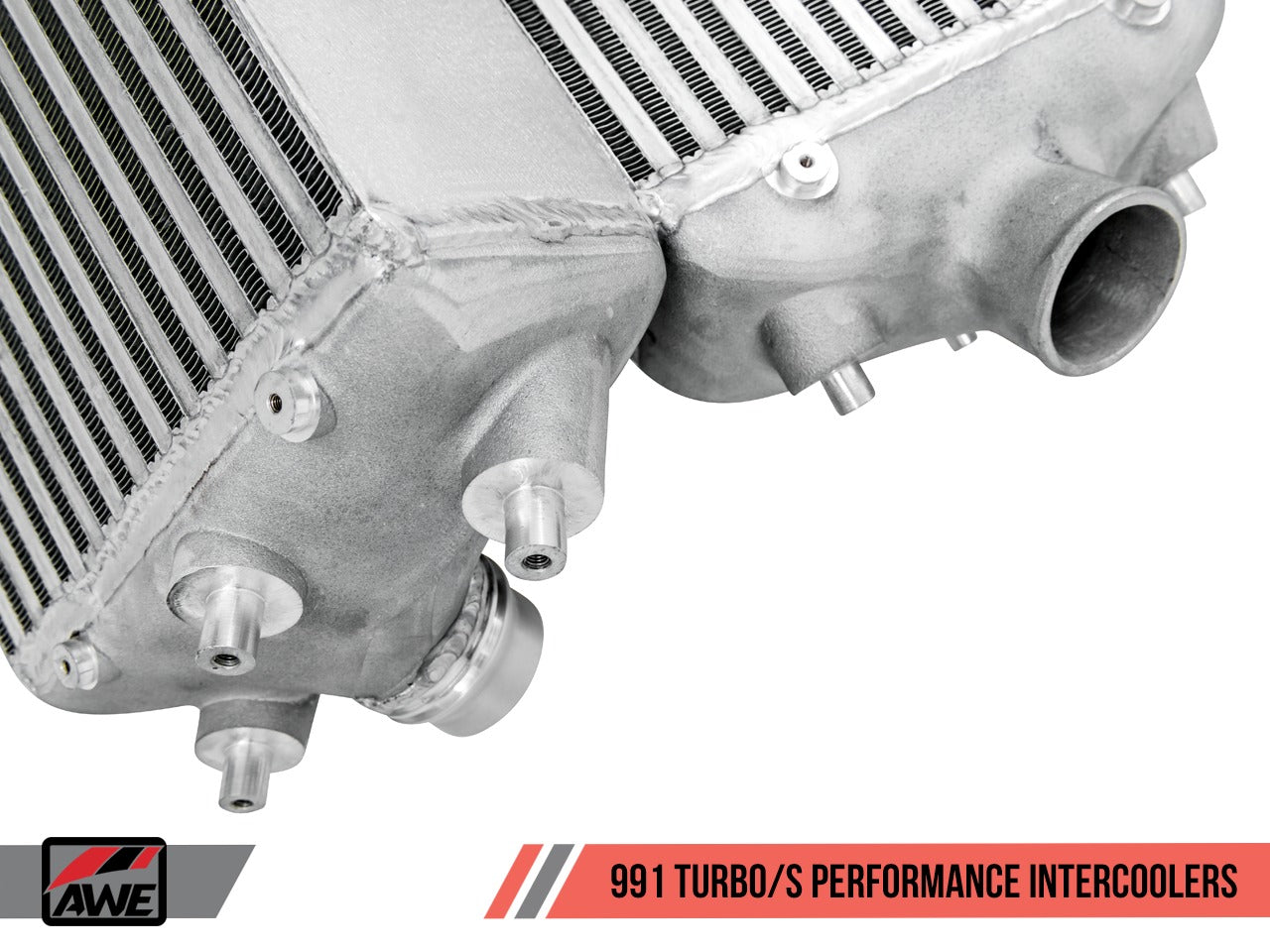 AWE Tuning Porsche 991 (991.2) Turbo/Turbo S Performance Intercooler Kit 4510-11050