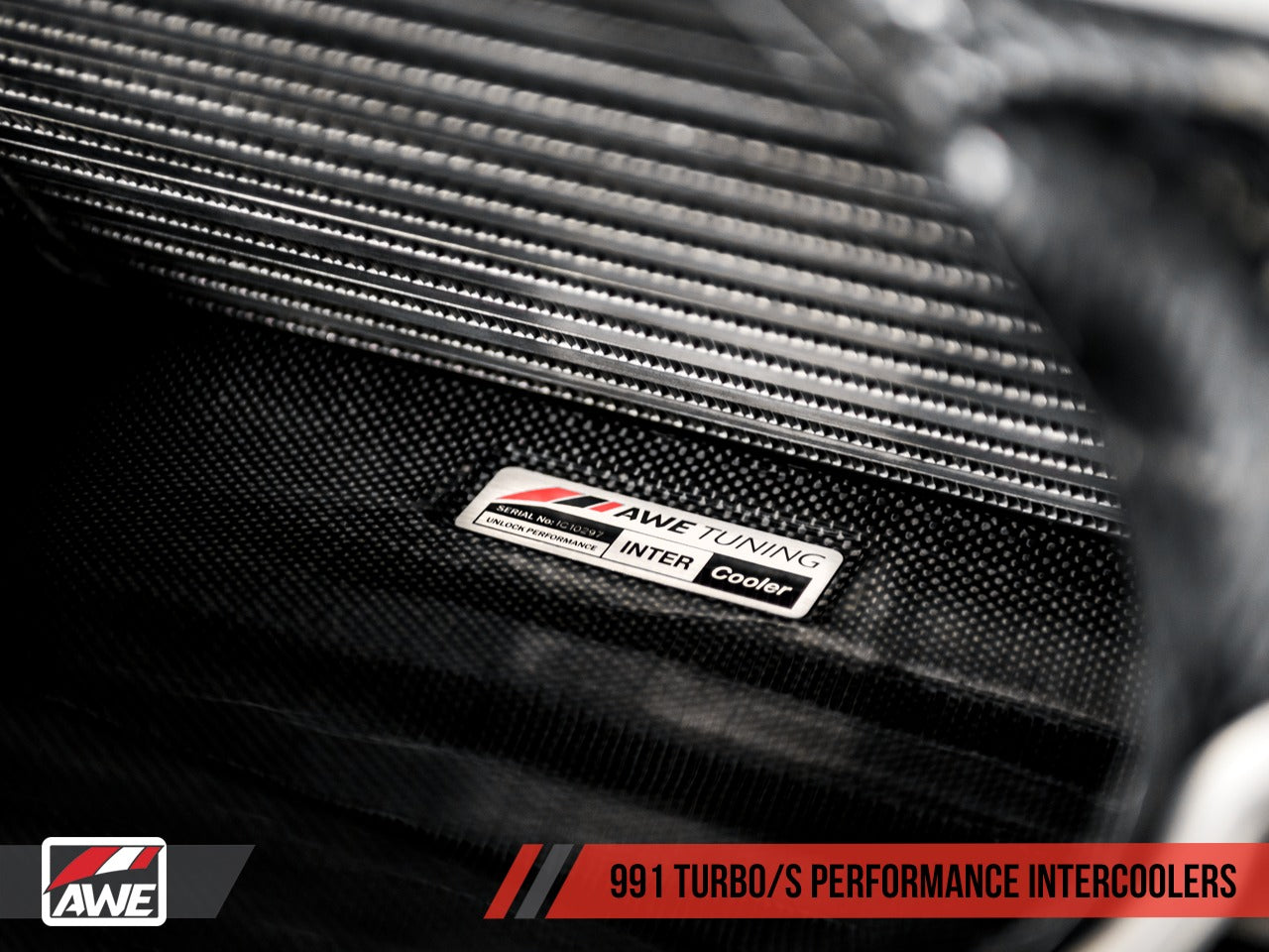AWE Tuning Porsche 991 (991.2) Turbo/Turbo S Performance Intercooler Kit 4510-11050