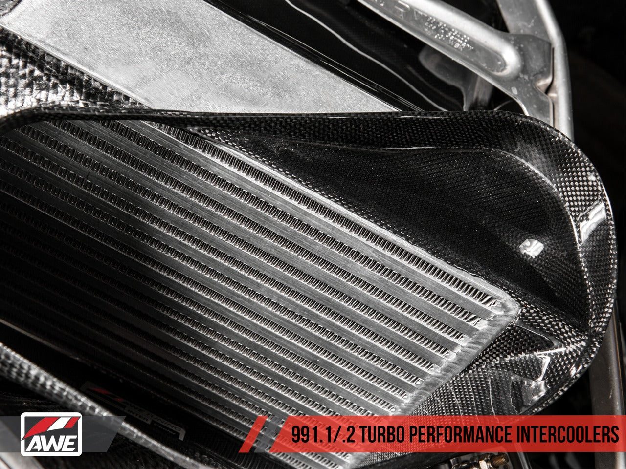 AWE Tuning Porsche 991 (991.2) Turbo/Turbo S Performance Intercooler Kit 4510-11050