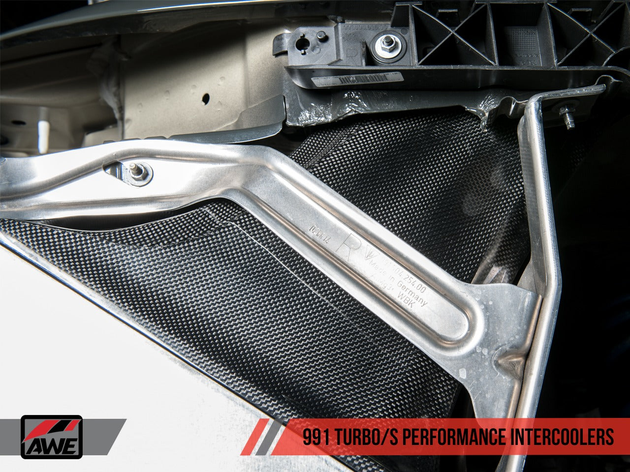 AWE Tuning Porsche 991 (991.2) Turbo/Turbo S Performance Intercooler Kit 4510-11050