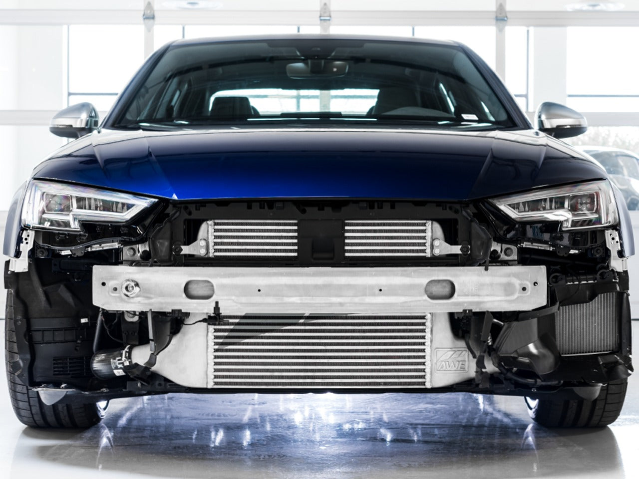 AWE Tuning 2018-2019 Audi B9 S4 / S5 Quattro 3.0T Cold Front Intercooler Kit 4510-11060