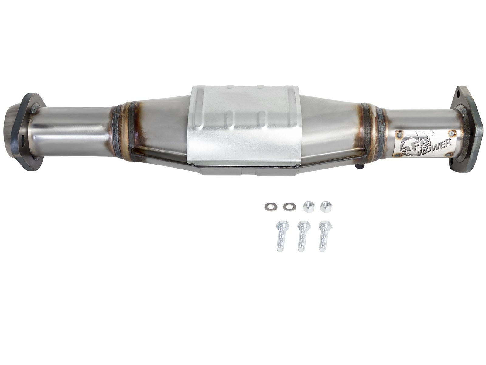 aFe Power Direct Fit Catalytic Converter Replacements Rear 00-03 Jeep Wrangler (TJ) I6-4.0L 47-48002