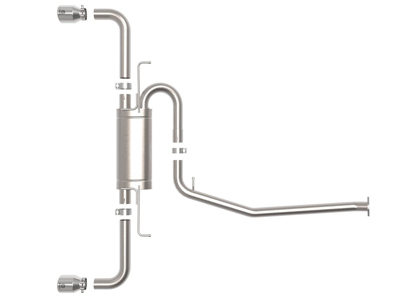 aFe Power 19-22 Toyota RAV4 L4-2.5L Takeda 304 SS Cat-Back Exhaust w/ Polished Tip 49-36053-P