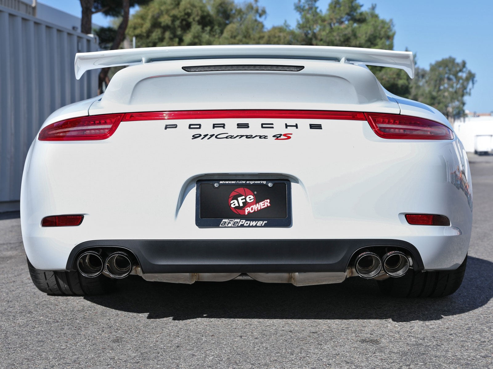 aFe Power Elite SS-304 Carbon Tip Dual Cat Back Exhaust 12-16 Porsche 911 C2S (991) H6-3.8L 49-36406-C