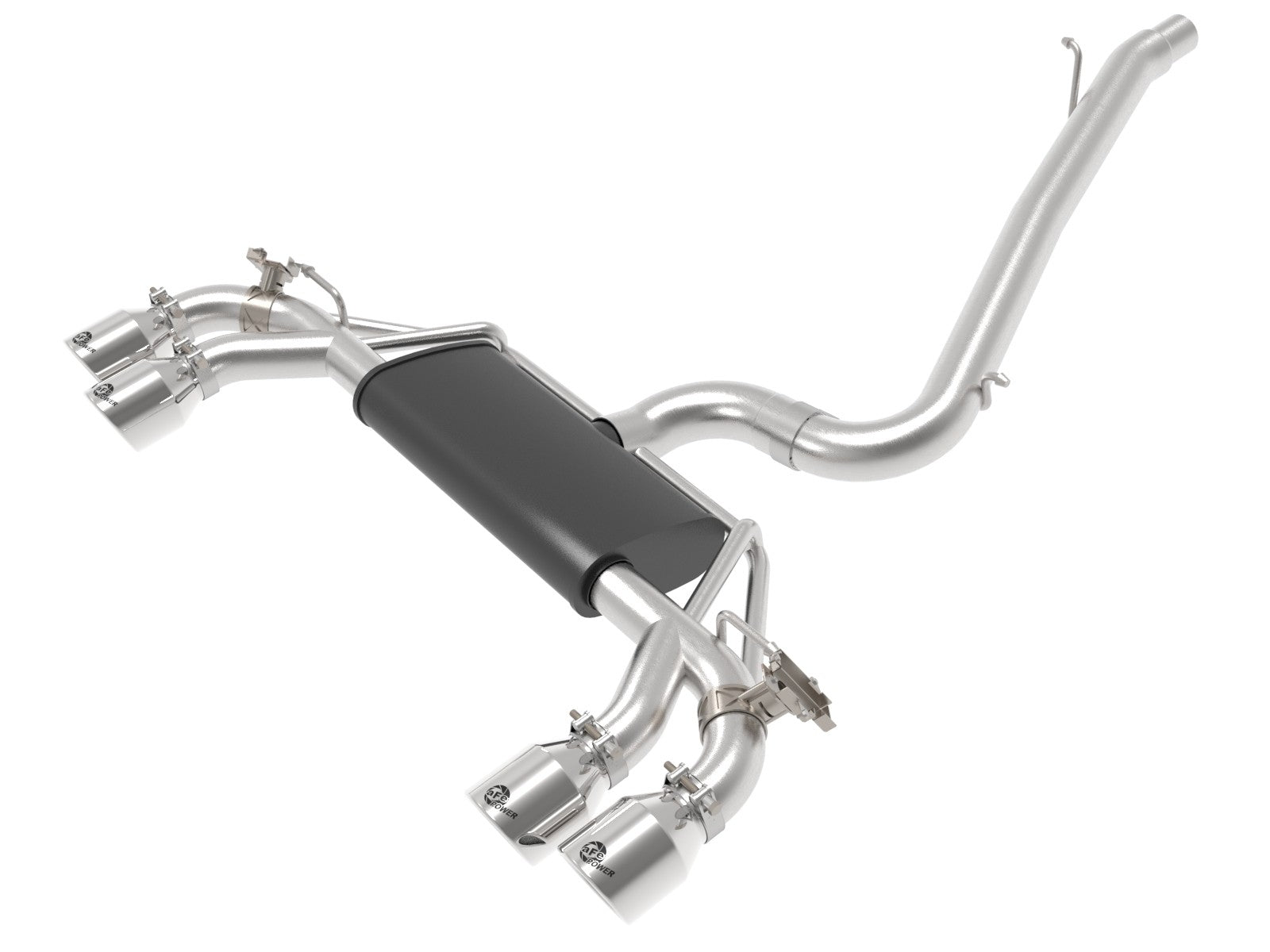 afe POWER MACH Force-Xp 15-19 Volkswagen Golf R L4-2.0L(T) 304 SS Cat-Back Exhaust System - Polished 49-36430-P