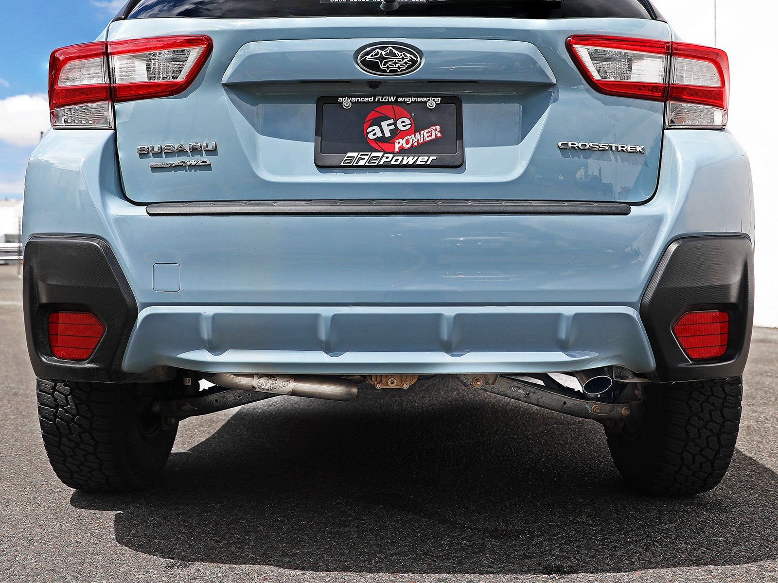 aFe POWER Takeda 2.5in 304 SS Cat-Back Exhaust System Subaru Crosstrek 18-22 H4-2.0L 49-36803