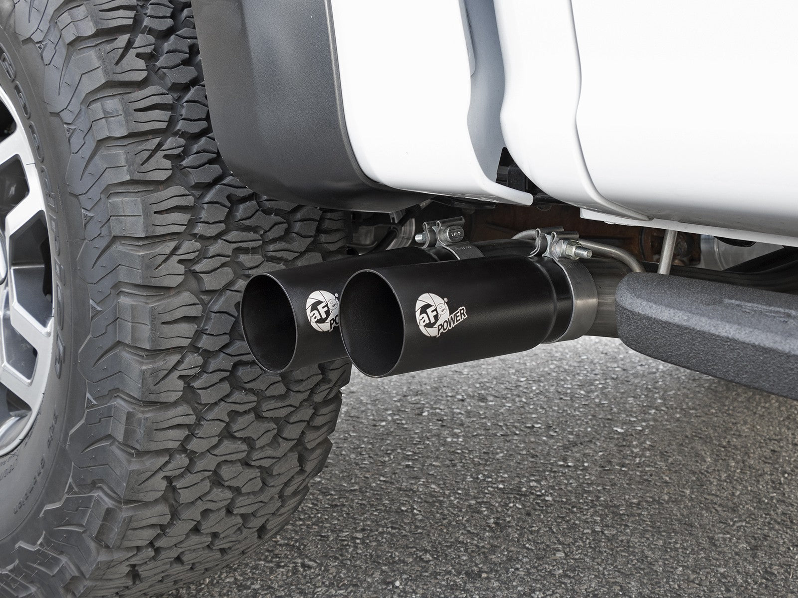 aFe POWER Rebel Series 3in 409 SS Cat Back Exhaust w/ Black Tips 17-20 Ford F-150 Raptor V6-3.5L 49-43091-B
