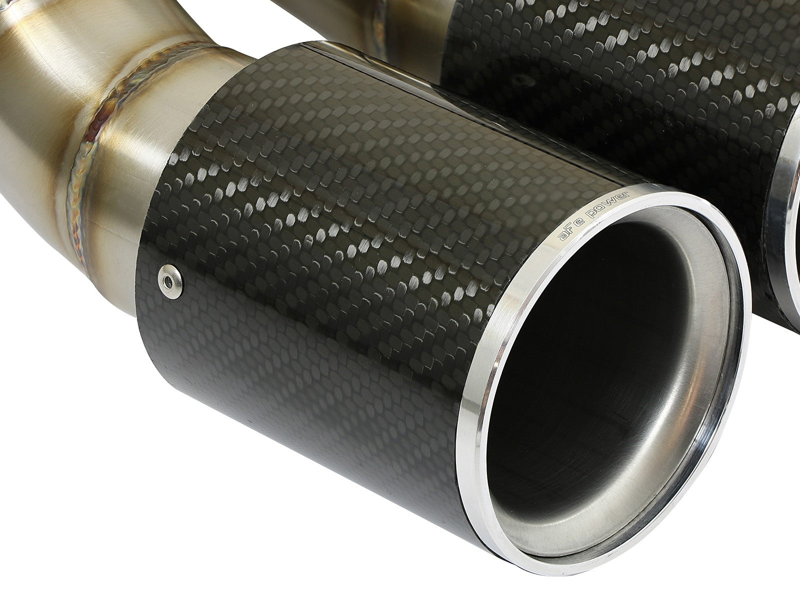 aFe Power 13-16 Porsche Cayman S / Boxster S Carbon Fiber Exhaust Tip Upgrade 49C36413-C