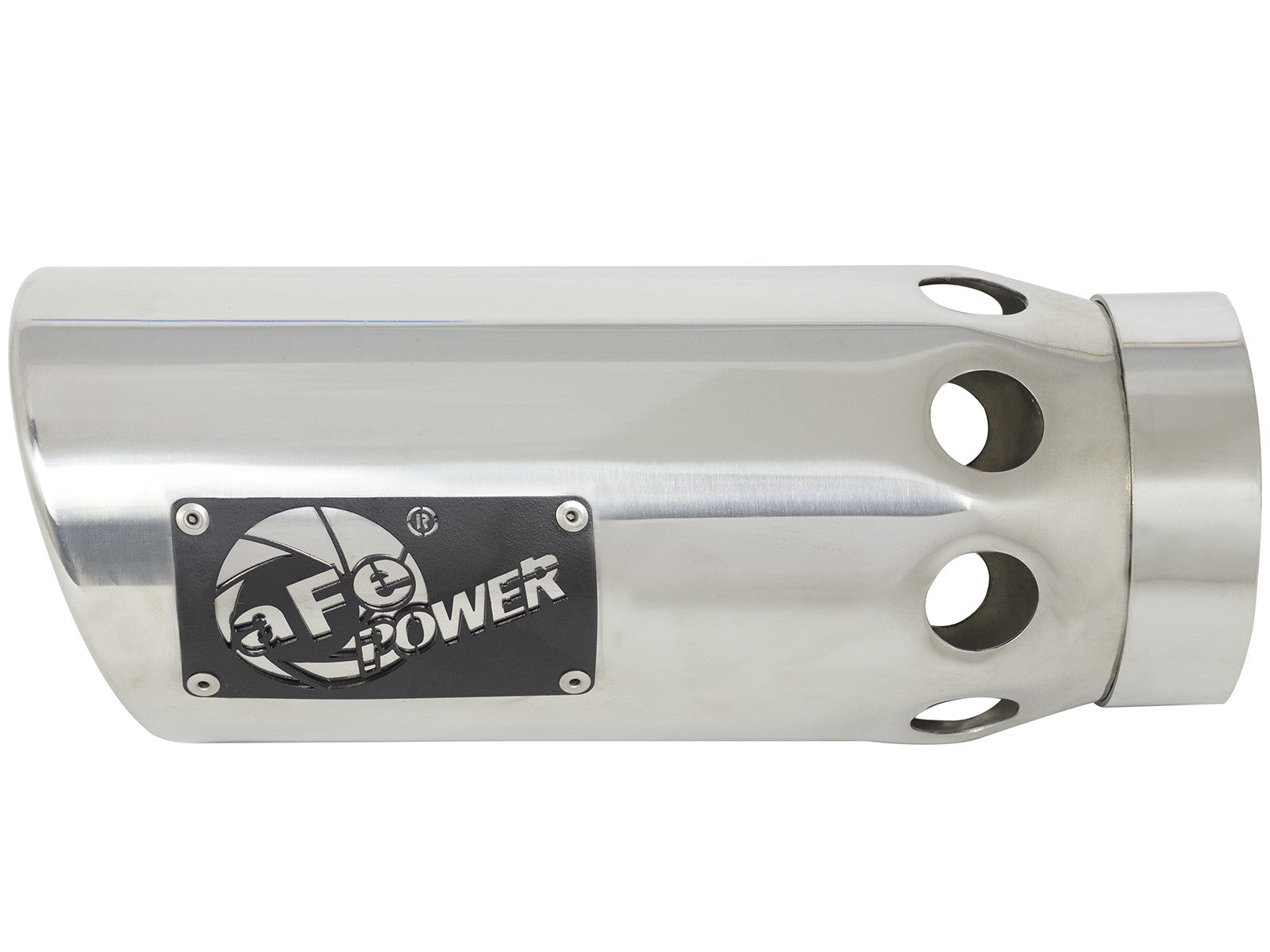aFe Power Intercooled Tip Stainless Steel - Polished 4in In x 5in Out x 12in L Clamp On 49T40502-P121