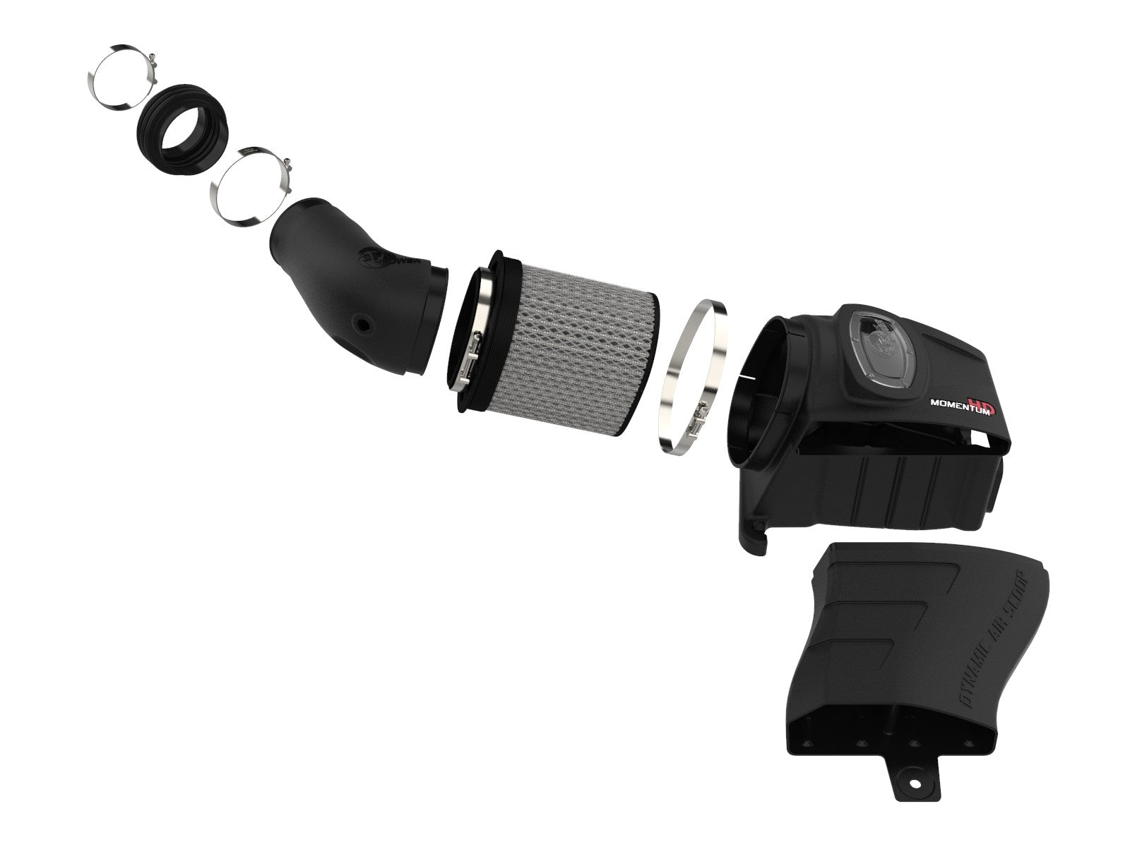 aFe POWER Momentum HD Cold Air Intake System w/ Pro Dry S Media 94-97 Ford Powerstroke 7.3L 50-70057D