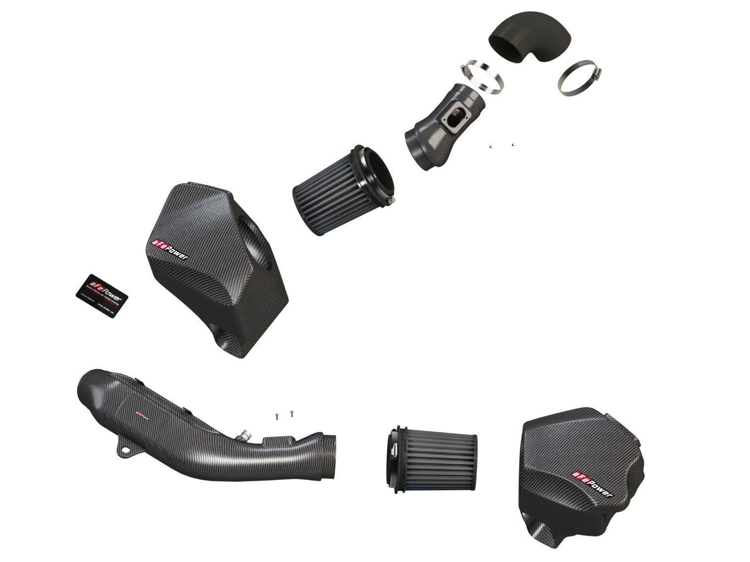 aFe POWER Momentum GT Pro Dry S Intake System 19-21 M2/15-18 BMW M3/15-20 M4/ S55 (tt) 51-76305-CF