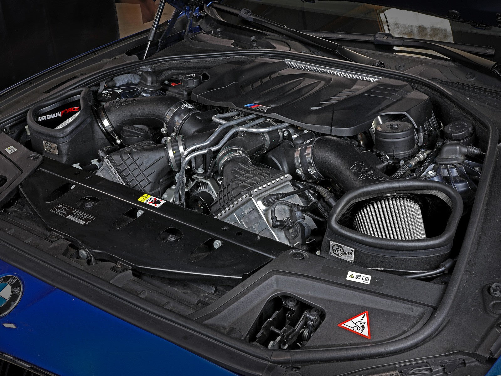 aFe POWER Magnum FORCE Stage-2 Pro DRY S Cold Air Intake System 12-16 BMW M5 (F10) / 12-19 M6 (F12/13) 54-13030D