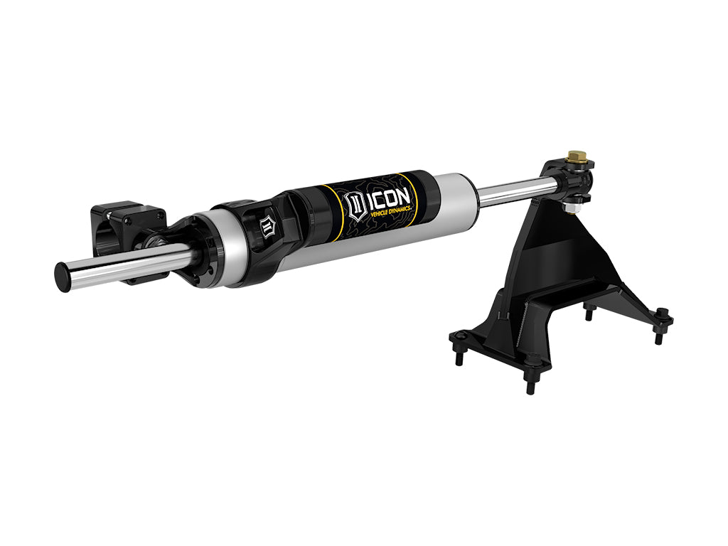 ICON 2005-2024 Ford F-450/F-550 Super Duty, 2.5 Piggyback Centerline Steering Stabilizer Kit 65054