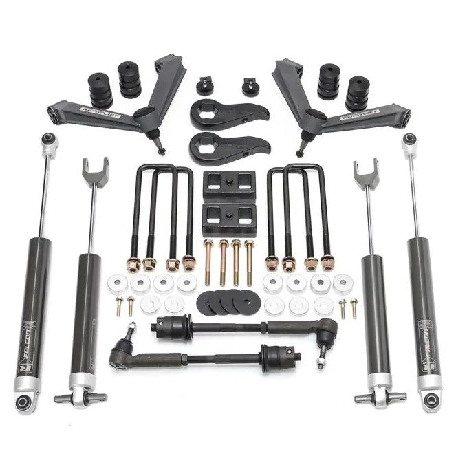ReadyLIFT 3.5'' SST Lift Kit Front w/2'' Rear w/Fabricated Control Arms And Falcon1.1 Monotube Shocks- GM Silverado/Sierra2500HD 2020-2022 69-30350
