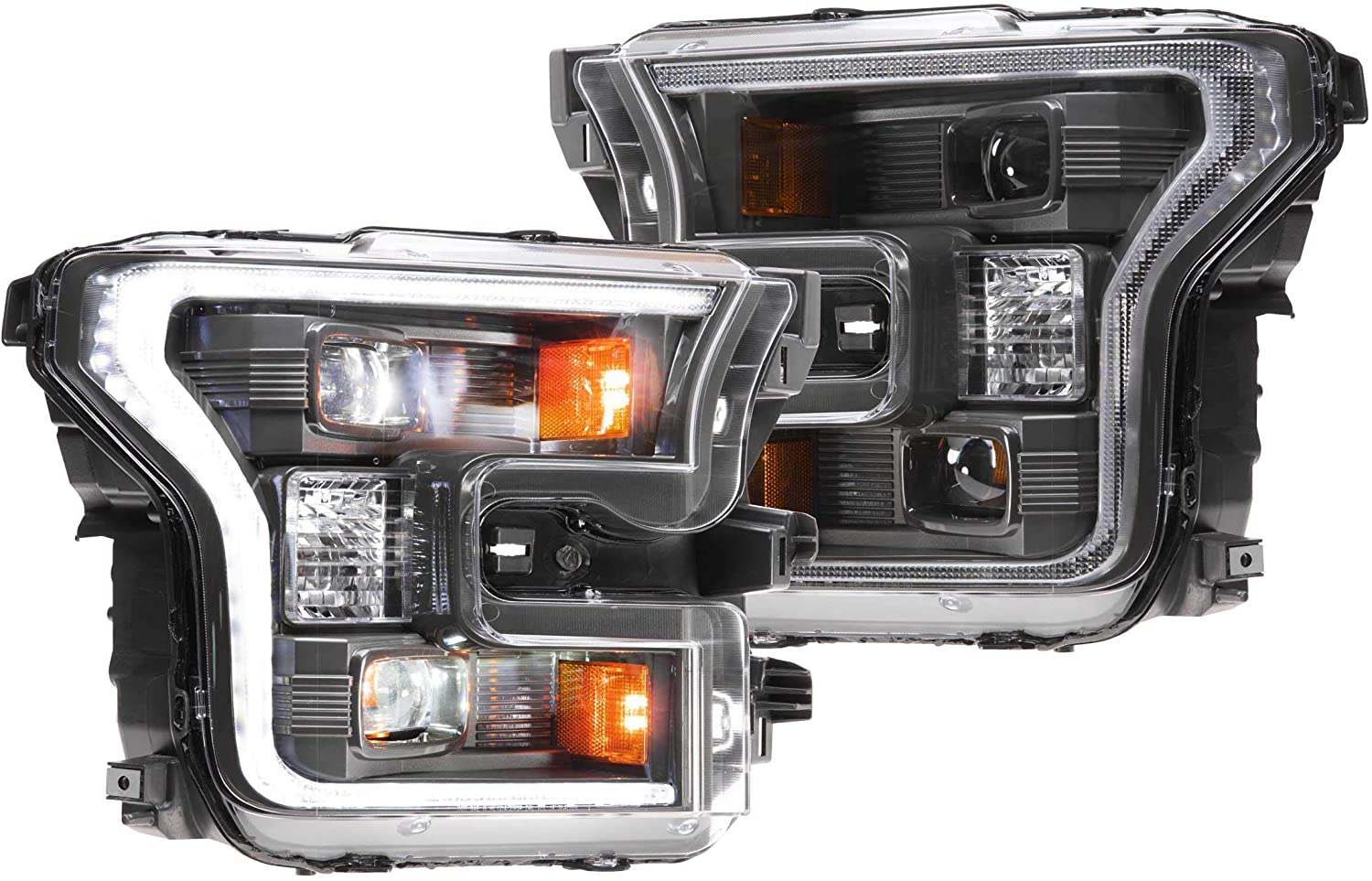 Morimoto XB Hybrid LED Headlights: Ford F150 (15-17) (Pair / ASM) LF550