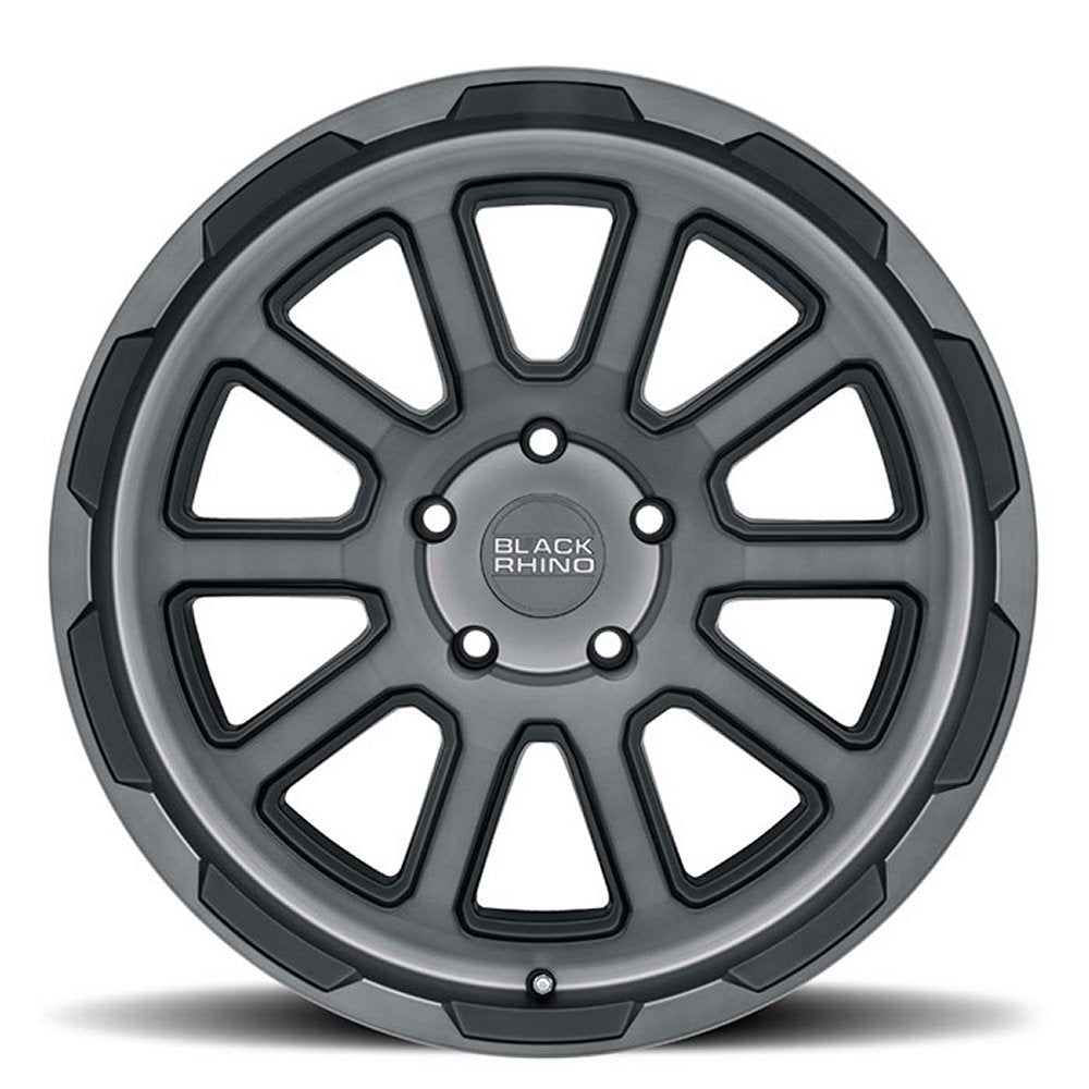 (Clearance - No Returns) 17x9 Black Rhino Chase Brushed Gunmetal (Rotary Forged) 6x5.5/139.7 12mm