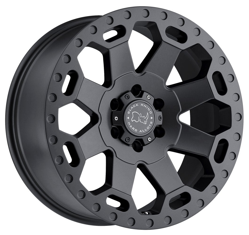 (Clearance - No Returns) 17x8 Black Rhino Warlord Matte Gunmetal 5x120 35mm
