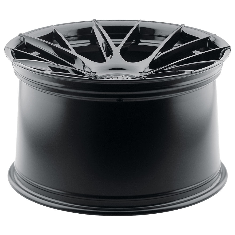 20x9 Blaque Diamond BD-F18 Gloss Black (Flow Forged) 5X4.5/114.3 32mm
