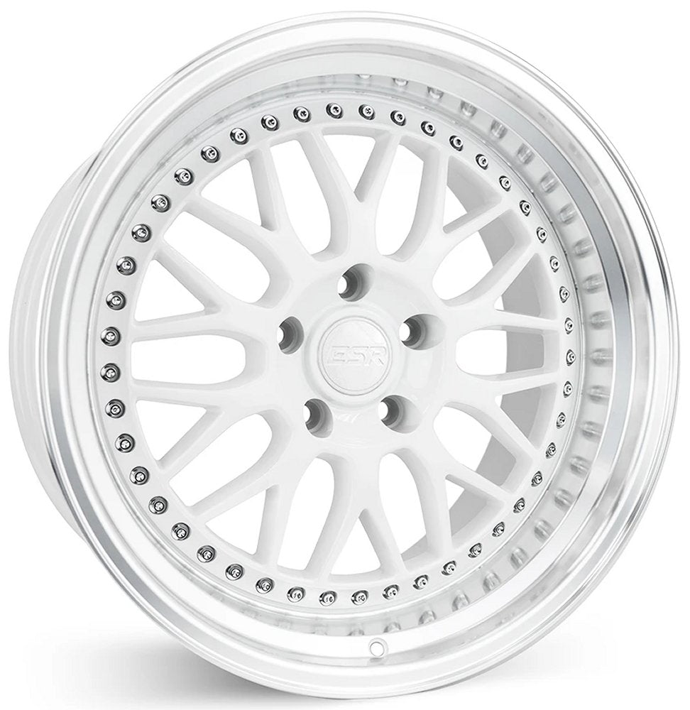 19x10.5 ESR SR01 Gloss White 5x120 22mm (CUSTOM)