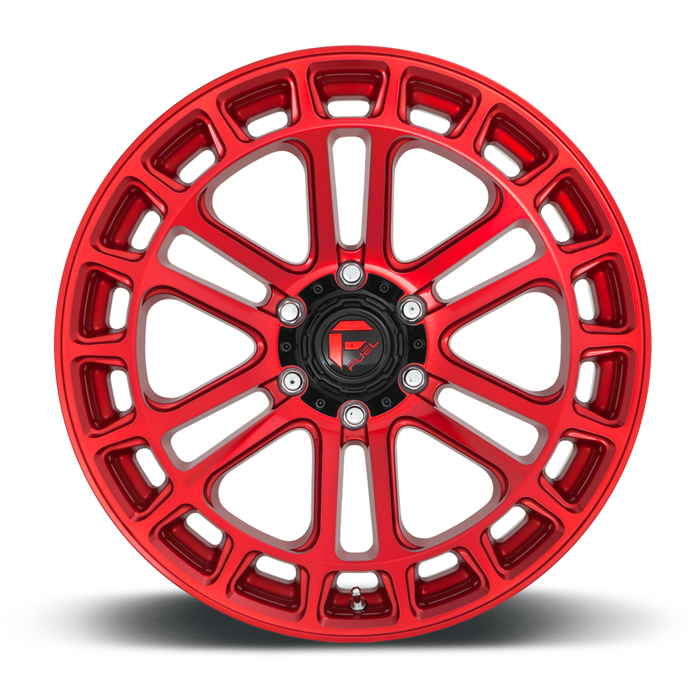 (Clearance - No Returns) 17x9 Fuel Off-Road Heater Candy Red D719 6x5.5/139.7 -12mm