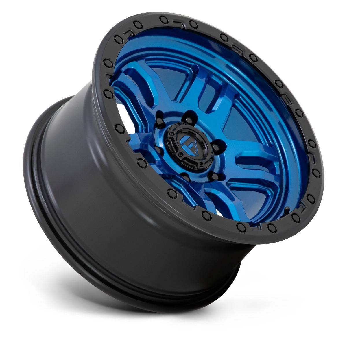 (Clearance - No Returns) 17x9 Fuel Off-Road Ammo Blue w/ Black Lip D790 6x135 -12mm